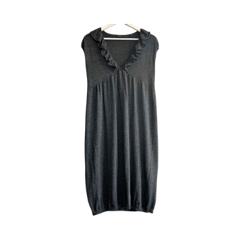 Marc O'Polo Grey cashmere Wool Blend Dress Size 40