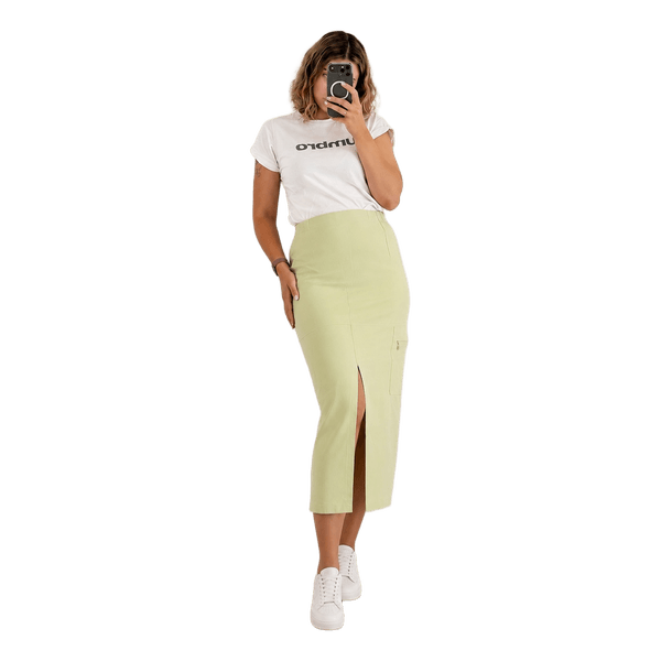 Maxi skirt mint color