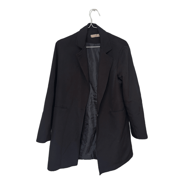 MARTA - Sort lang blazer