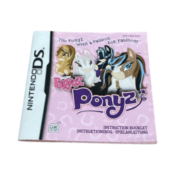 Nintendo DS Bratz Ponyz ohjekirja / manuaali