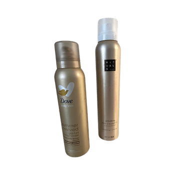 Dove-tanning mousse & Rituals Dry Shampoo