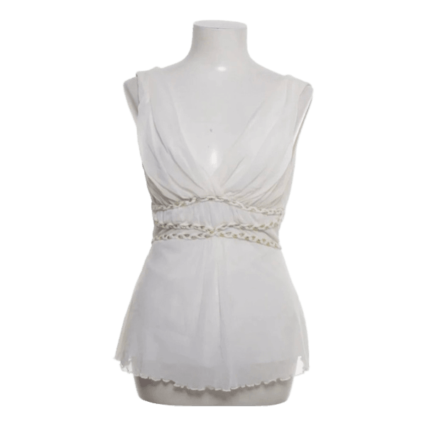 Hvid Jane Norman top