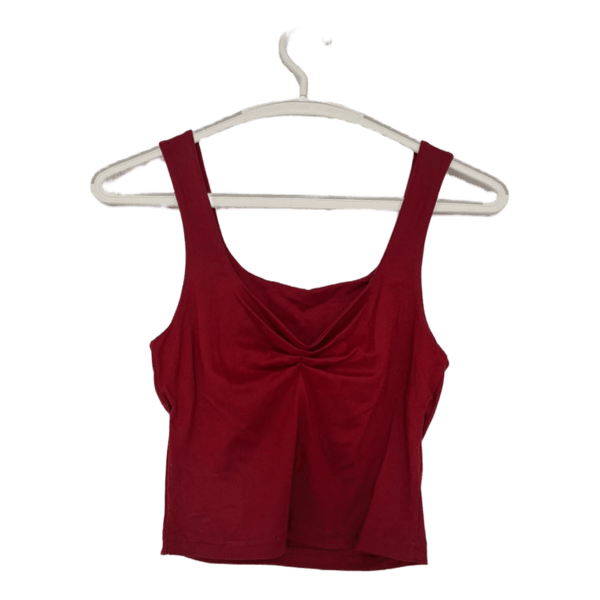 Red tank top