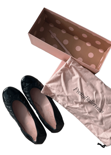 leather ballerinas