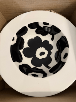 Marimekko Black floral bowl 2kpl