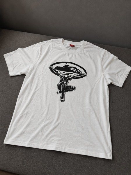 White graphic t-shirt