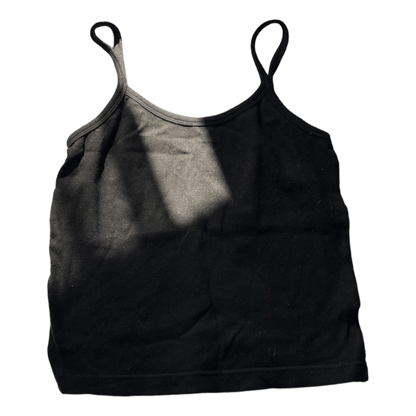 Black tank top