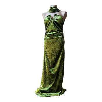 Zara velvet maxi dress