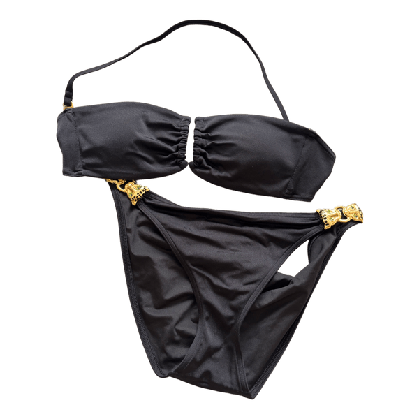 Black bikini with gold detail S/M/L