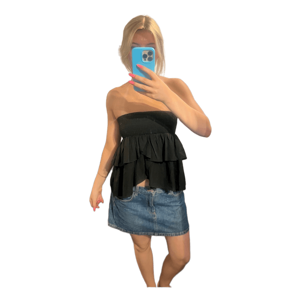 Sort bandou top