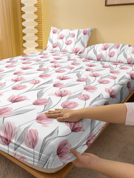 Floral bed skirt