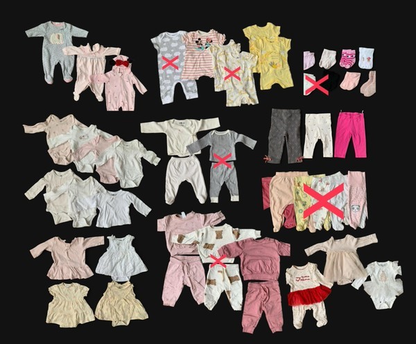 Baby clothes bundle 62-68cm