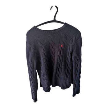Classic Fit Cable Wool-Cashmere Jumper