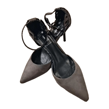 Classic heels dark grey