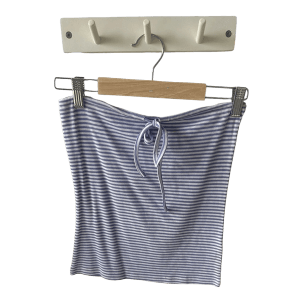 Stribet tube top