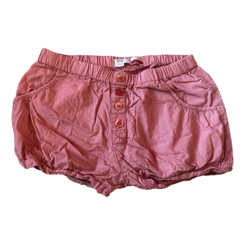 Røde børneshorts