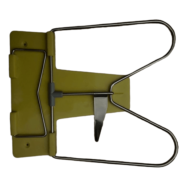Yellow metal book stand