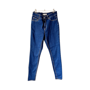 Blue skinny jeans