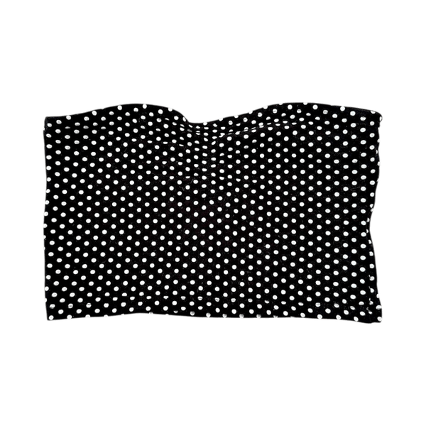Polka dot bandeau top