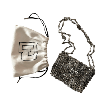 Paco Rabanne The iconic 1969 silver nano bag