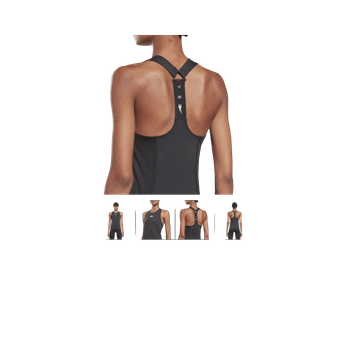 Black Reebok x Victoria Beckham Logo Tank Top