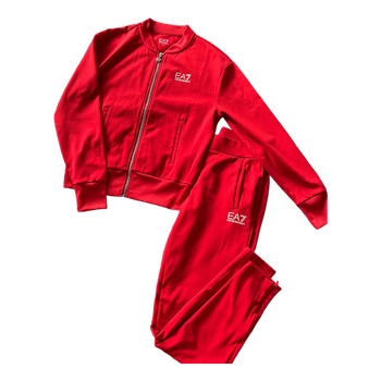 Raudonas EA7 sportinis kostiumas