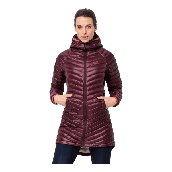NWT Jack Wolfskin Atmosphere Quilted Long Jacket / puffer coat