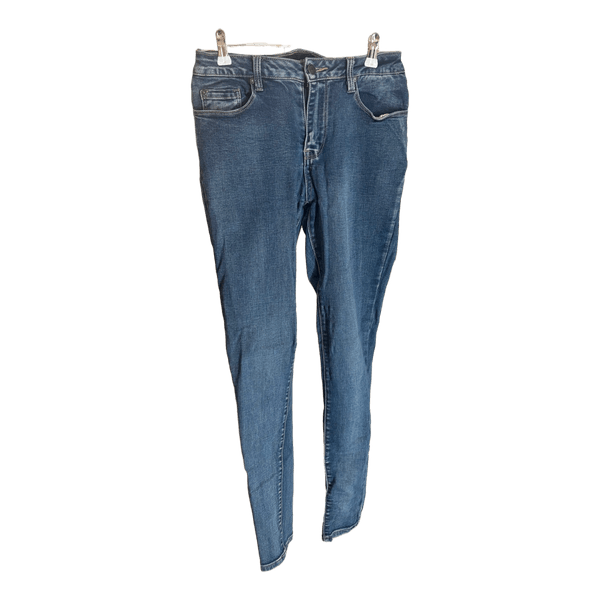 Blue denim jeans