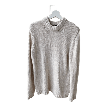 Beige neulepusero