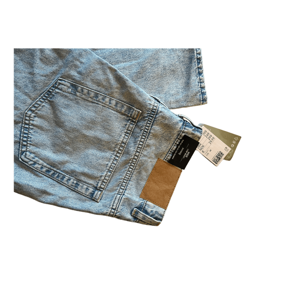 Lyseblå wide leg jeans