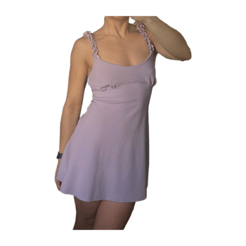 Prettylittlething lila lolita mekko