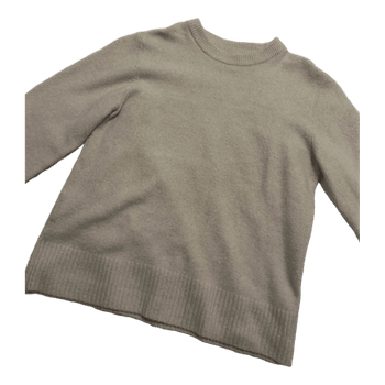 Beige knitted sweater