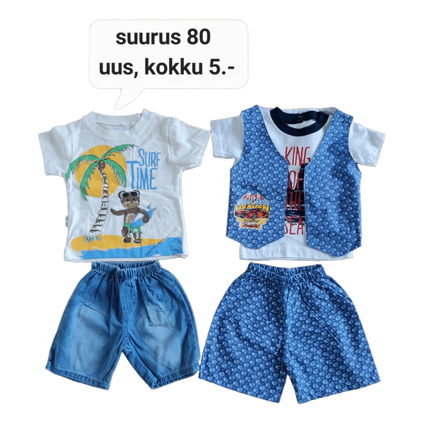 Suvised poiste riidekomplektid