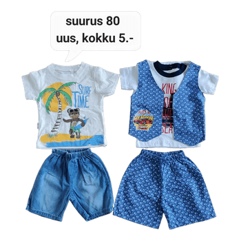 Suvised poiste riidekomplektid