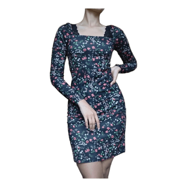 Floral long sleeve dress