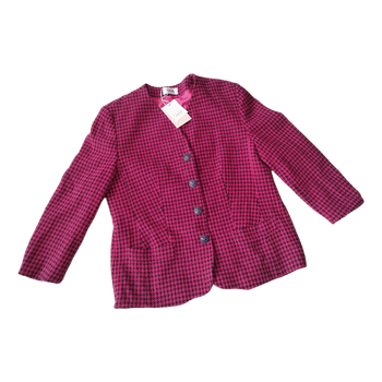 Ara pink houndstooth blazer