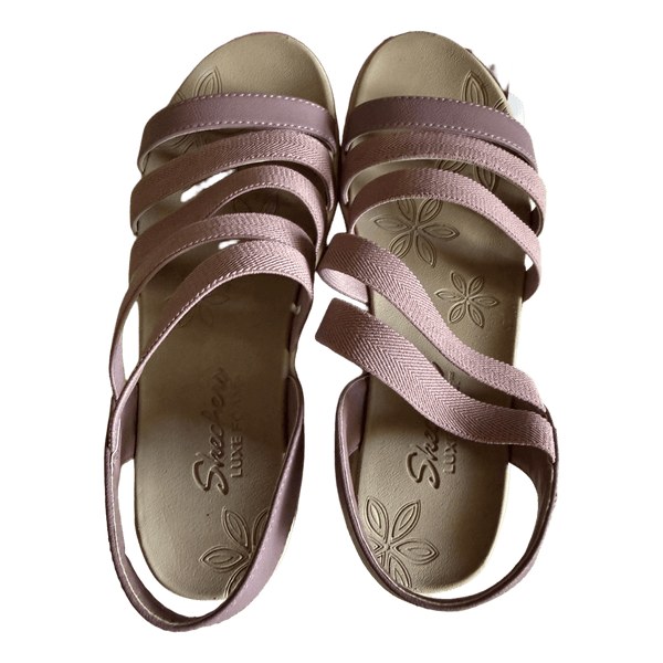 Skechers mauve strappy sandals