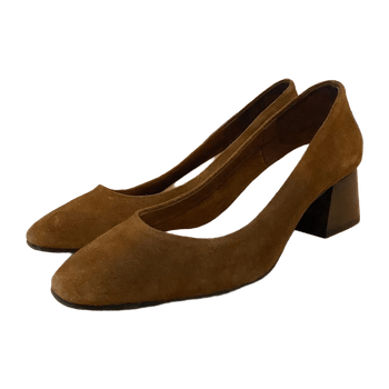 Massimo dutti suede heels