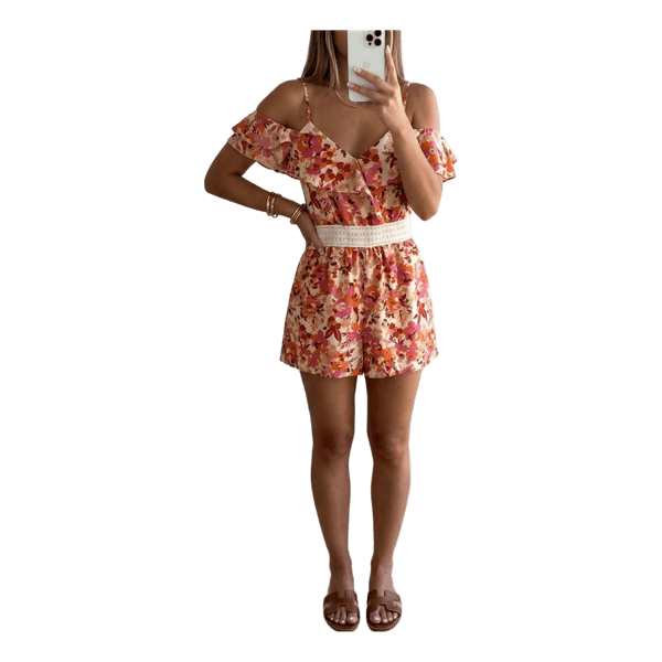 Amisu floral playsuit