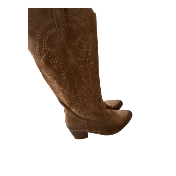 Brune cowboystøvler