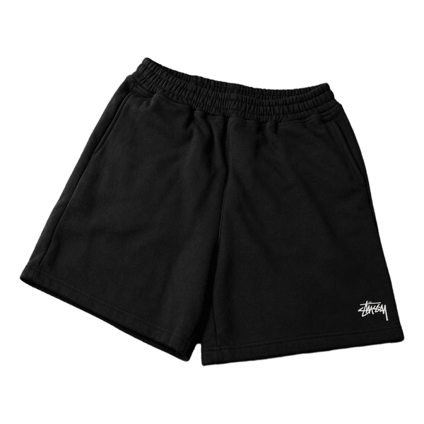 Black cotton shorts