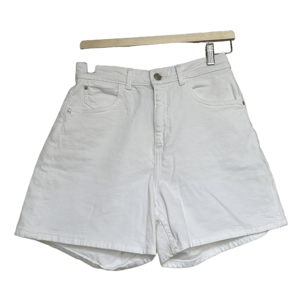 ZARA - Hvide denimshorts