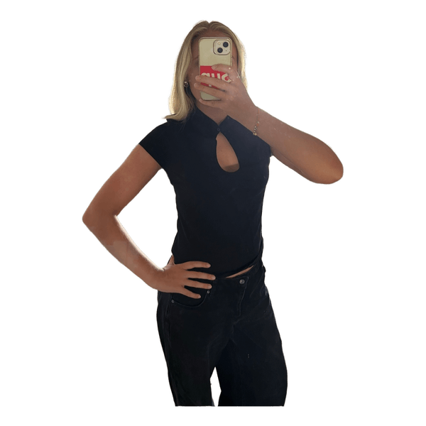 Sort Gina Tricot top