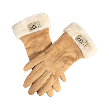 Beige Ugg Australia Gloves