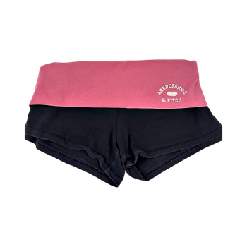 2000s abercrombie foldover shorts