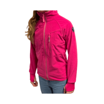 Pink zip fleece jacket