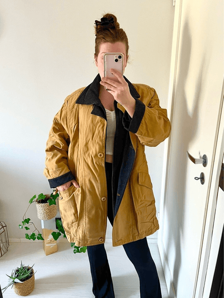Y2k vintage toppatakki oversize