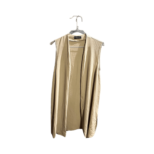 Beige Sleeveless Vest