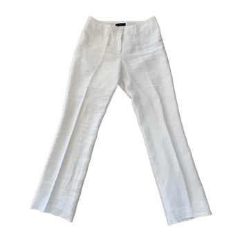 Day Birger et Mikkelsen White Linen Formal Trousers