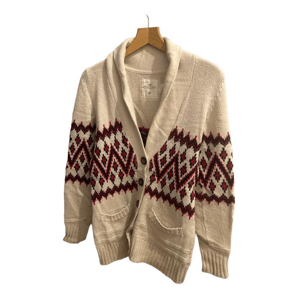 Fair isle shawl cardigan